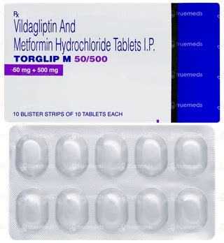 Torglip M 50/500 Tablet – Type 2 Diabetes Management