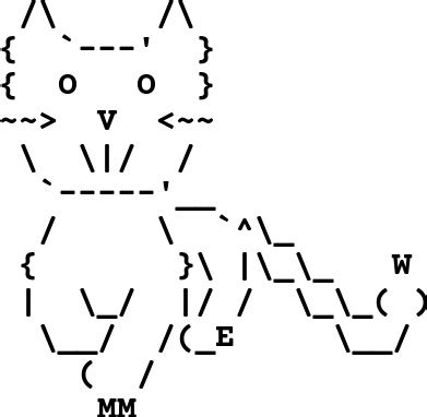 ASCII Art in Cartoon