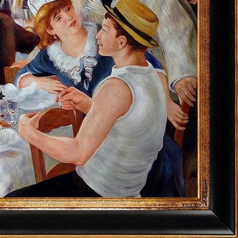 La Pastiche Luncheon of the Boating Party Pierre-Auguste Renoir Gold ...