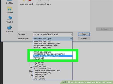How to Convert a PDF File to a Microsoft Office Word 2007 的图像结果