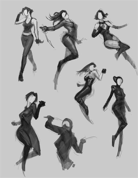 Action Poses Reference Drawing - Drawing Tips Guide