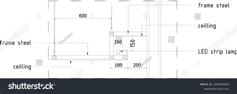 Image result for LED Strip Detial Oculus Ceiling Drawing