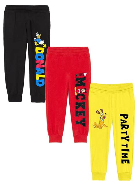 Kuchipoo Boys Track Pants - Pack of 3 (© Disney-LOW-609, 9-10 Years ...