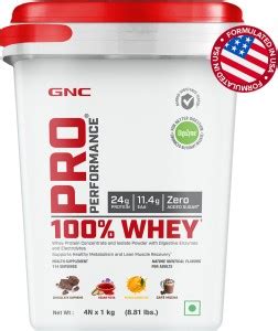 GNC Pro Performance 100% Whey Protein Powder | Assorted Flavours Whey ...