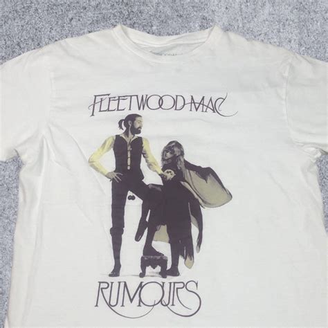 Tee Shirt Fleetwood Mac Rumors Album Cover White Shirt Adult Size M ...