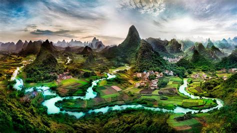 广西桂林山水风景4k壁纸_图片编号101525-壁纸网