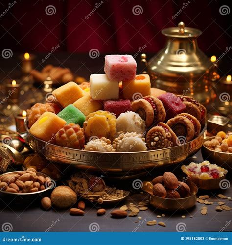 Mithai Diwali Sweets Ai Generated Stock Illustration - Illustration of ...