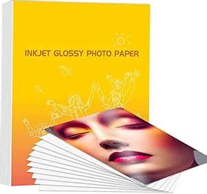 Shuban Inkjet Photo Paper Glossy 8X10 Inch A4 Size 180Gsm Professional ...