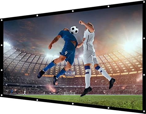 ZIOZY 150 Inch- 10Ft x 8Ft-Anti-Creased-Foldable Anti-Light 4:3 4K ...