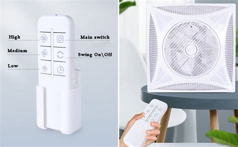 Buy SUKHAD Ceiling Recessed Cassette Fan with LED Lights & Remote ...