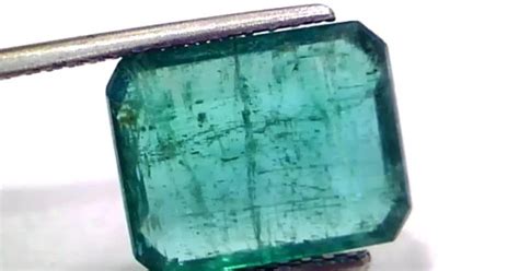 8.28 Ct GII Certified Untreated Natural Zambian Emerald Gems AAA