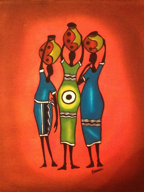 South African Art. Brought this beautiful batik art back from South ...