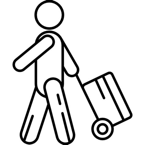 Homem viajando - ícones de grátis