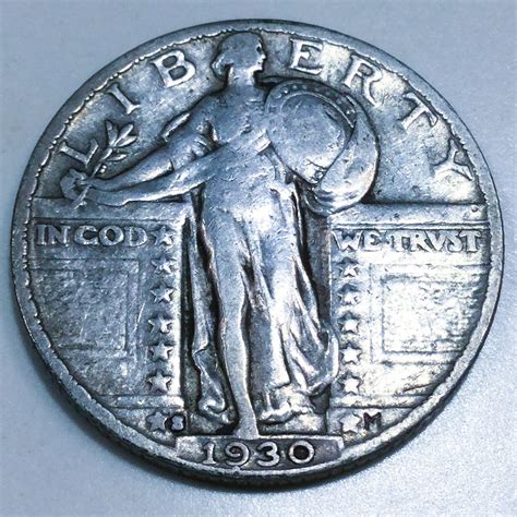 1930-S Standing Liberty Quarter Beautiful High Grade Coin | Property Room