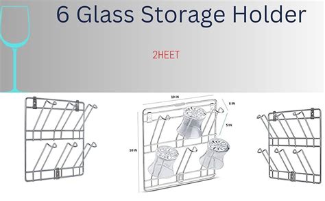 HEET Stainless Steel Wall Mount Glass Stand/Water Glass Stand for ...
