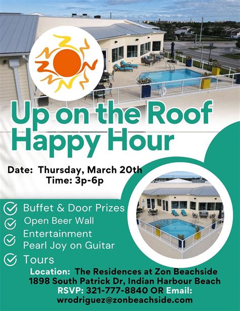 Up On The Roof - Happy Hour by The Residences at Zon Beachside, 1898 ...