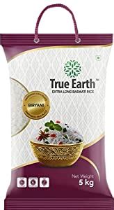 True Earth Everyday Special Basmati Rice, 5kg(Pack of1) : Amazon.in ...