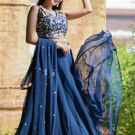 Buy Party Wear Lehenga Online In India - Etsy India