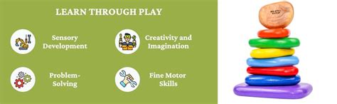 Buy NESTA TOYS - Wooden Balancing Stones | Rainbow Stacking Toy for ...