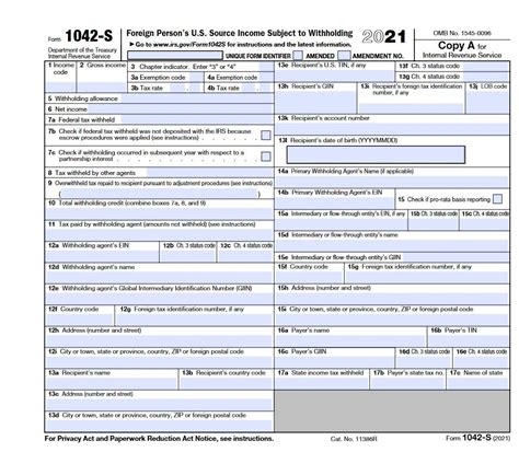 Form 1042 Instructions 2023 - Printable Forms Free Online