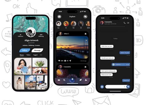 Image result for Social Network App UI