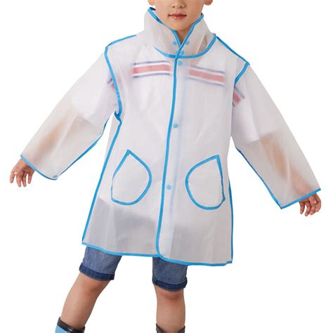 Rain Coats Children Raincoat Cute Cartoon Baby Transparent Fashion ...