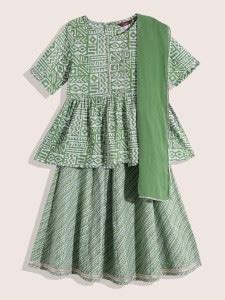 Sangria Girls Lehenga Choli Ethnic Wear Printed Lehenga Choli Price in ...