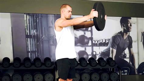 Plate Front Raise: How To Do, Muscles Worked