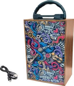 Buy Yoto Latest Design Wooden Bluetooth Portable Speaker 20 W Bluetooth ...