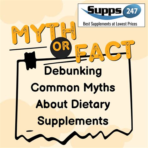 Debunking Common Myths About Dietary Supplements | supps247