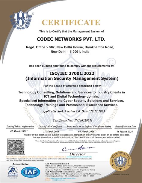 Codec Networks CERT-In Empanelled Company | Cyber Security Audit