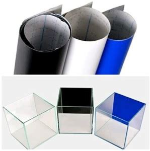 Petzlifeworld Aquarium Fish Tank Background Sticker (Black, 180CM*60CM ...