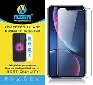 nzon Compatible for iPhone XR Tempered Glass Edge to Edge [Case ...