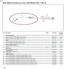 ABICOR BINZEL Swan neck PART NO. 034.0001 MB 501 d 50 deg bent - Weldmate