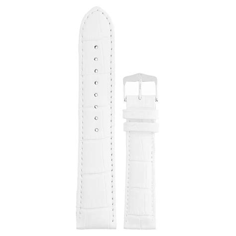Buy Online 20 mm White Genuine Leather Straps for Men - nf1610170020s ...