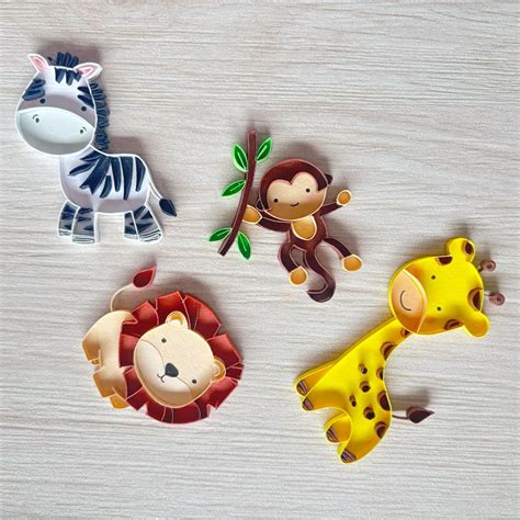 Jungle quilling animals | Paper quilling art designs, Quilling animals, Quilling work
