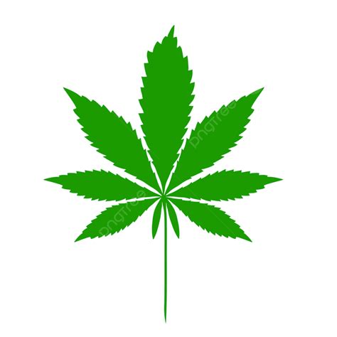Weed Leaf Silhouette