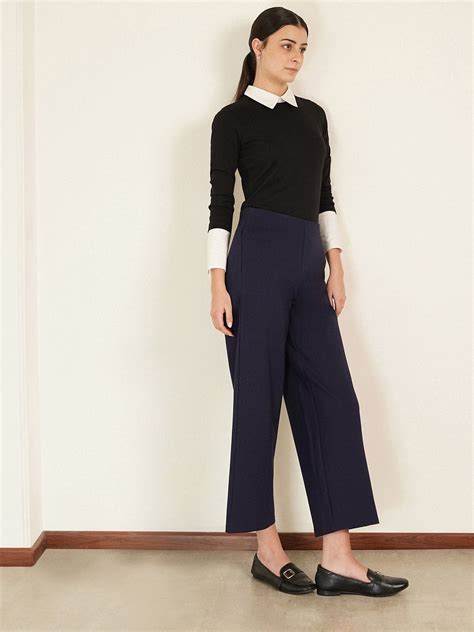 Buy Navy LivIn Culottes Online | FableStreet