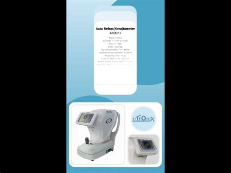 Auto Refractometer Matronix - I-Tronix Auto Refractometer Trader ...