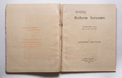 Gaganendranath Tagore Pictorial Book (Reform Screams - 1921) | Prinseps