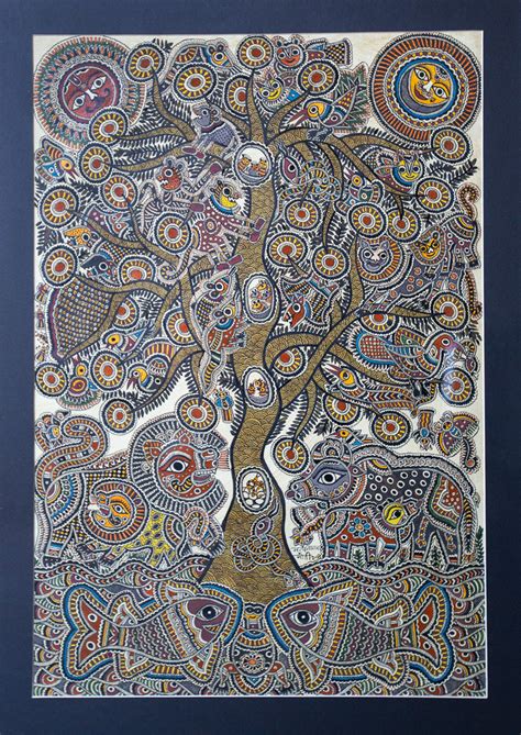 Madhubani Art | Tree of Life 2 – ARTISANS'