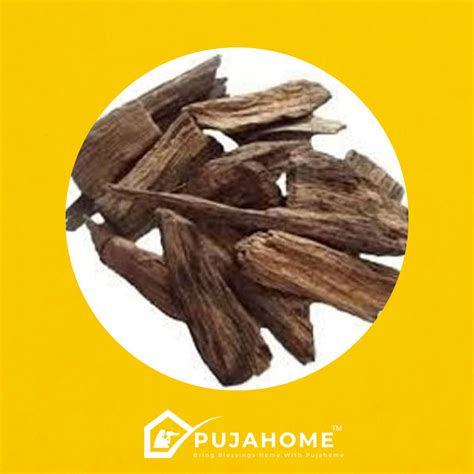 Pujahome Agar Wood Black - Agar Lakdi - Oud Wood - Agarwood