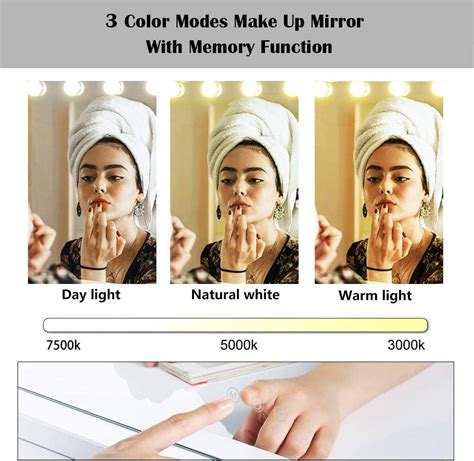 Buy Zdorzi Vanity Mirror with Lights,10X Magnification,Large Hollywood ...