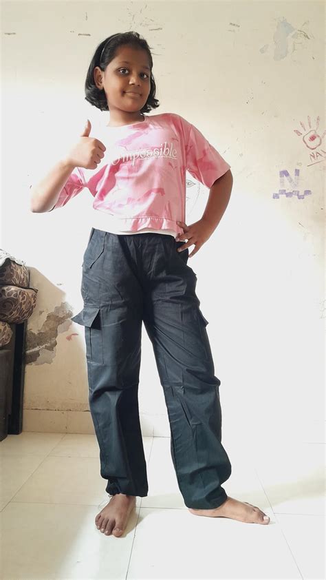 CUTIECRAZE Cotton Cargo Pant for Girl | Girl Cargo Pants (DCP-10-5-6 ...