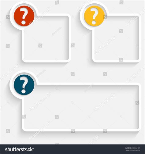 Text Box Question Mark Stock Vector (Royalty Free) 149982107