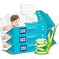 Buy Mee Mee Caring Baby Wet Wipes with lid, 72 Pcs (Aloe Vera, Pack of ...