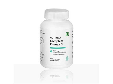 Buy Nutrova Complete Omega 3 Capsule Online at Best Price | Clinikally