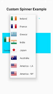 Image result for Android Custom Spinner