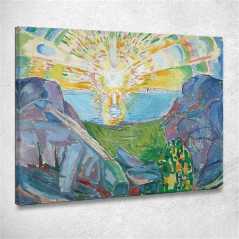 The Sun 1910 Edvard Munch canvas print