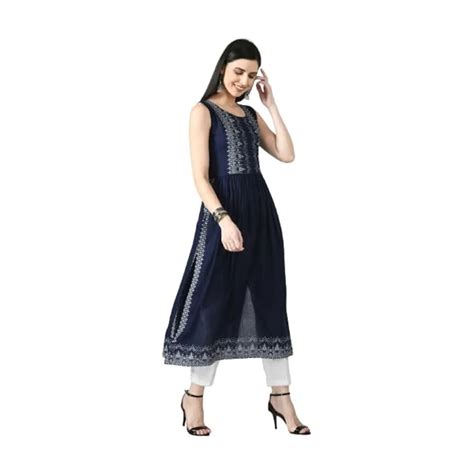 Buy LIBOZA - Sleeveless Kurta for Women- Perfect for a Fashionable ...